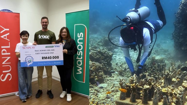 Sunplay rai tahun ke-5 Kempen Sending Love & Care to the Ocean dengan projek pemulihan terumbu karang di Pulau Pom Pom, Semporna