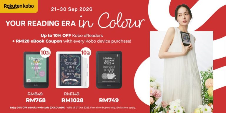 Step into Your Reading Era, in Colour with Rakuten Kobo this September